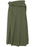 wrap midi skirt